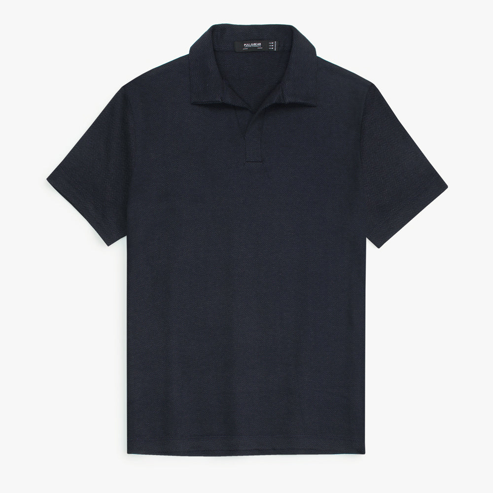 P & B Branded Polo Shirt - Navy