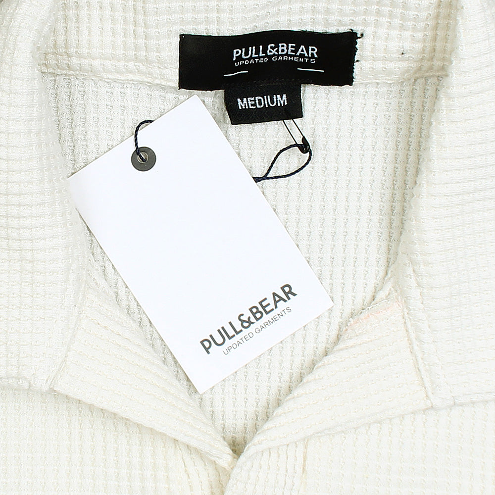 P & B Branded Polo Shirt - Off - White