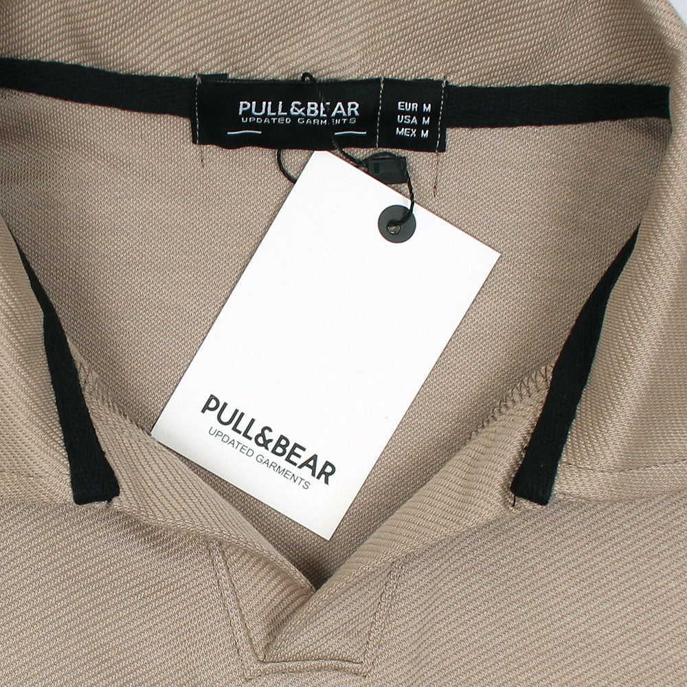 P & B Branded Polo Shirt - Beige