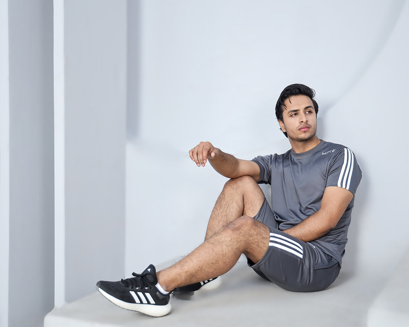 Hike Grey Short Twin Set Summer