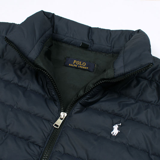 Navy Polo Puffer Jacket