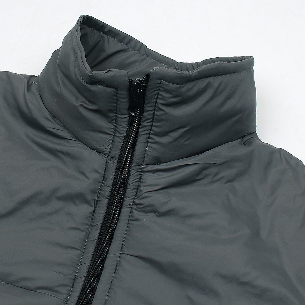 Grey Polo Puffer Jacket