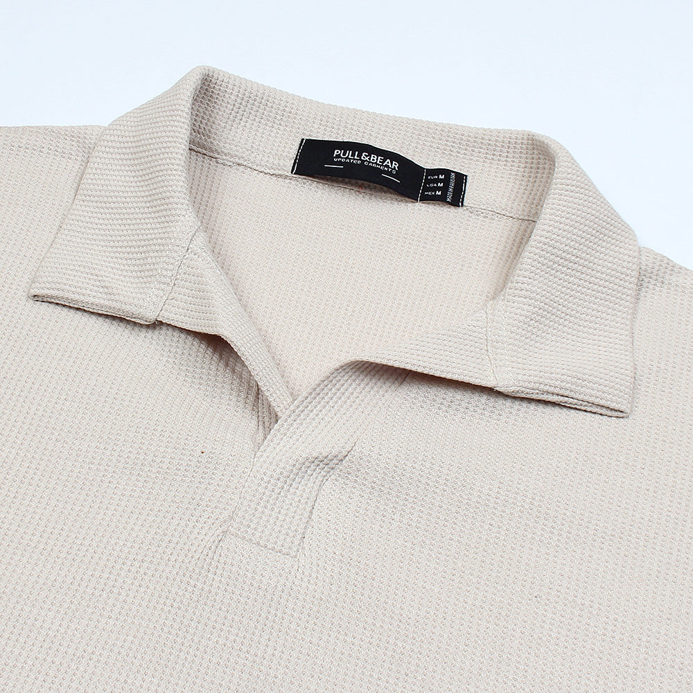 P & B Branded Polo Shirt - Skin