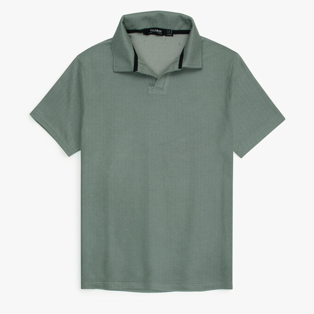 P & B Branded Polo Shirt - Green Wave