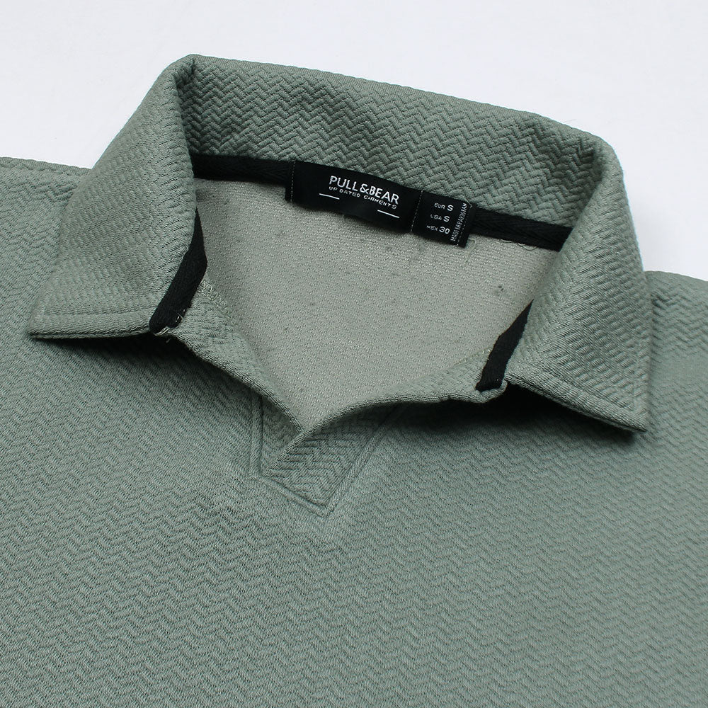 P & B Branded Polo Shirt - Green Wave
