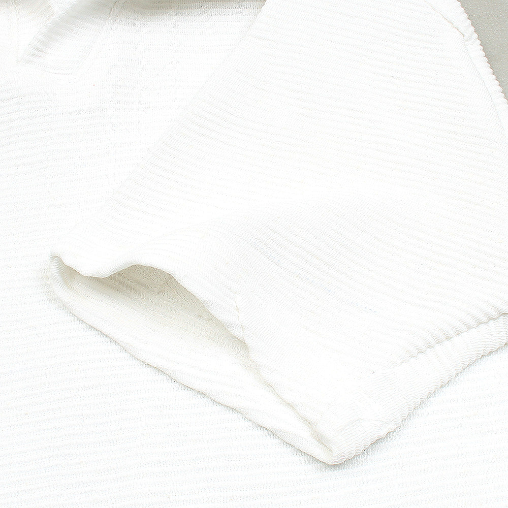 P & B Branded Polo Shirt - White Stripe