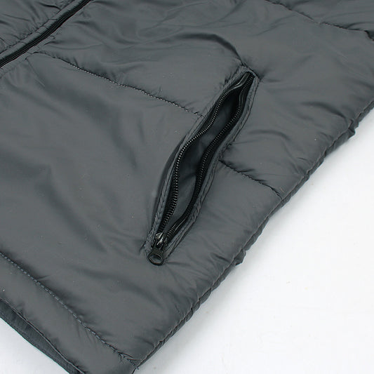 Grey Polo Puffer Jacket