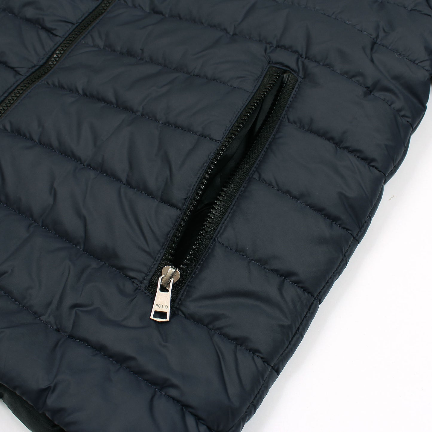 Navy Polo Puffer Jacket