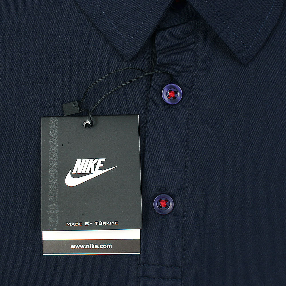 NK PERFORMANCE POLO SHIRT DRY-FIT - BLUE