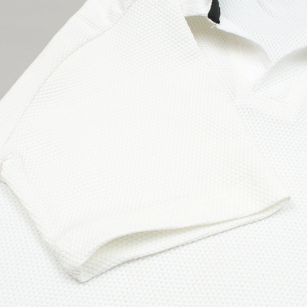 P & B Branded Polo Shirt - White Pop Corn
