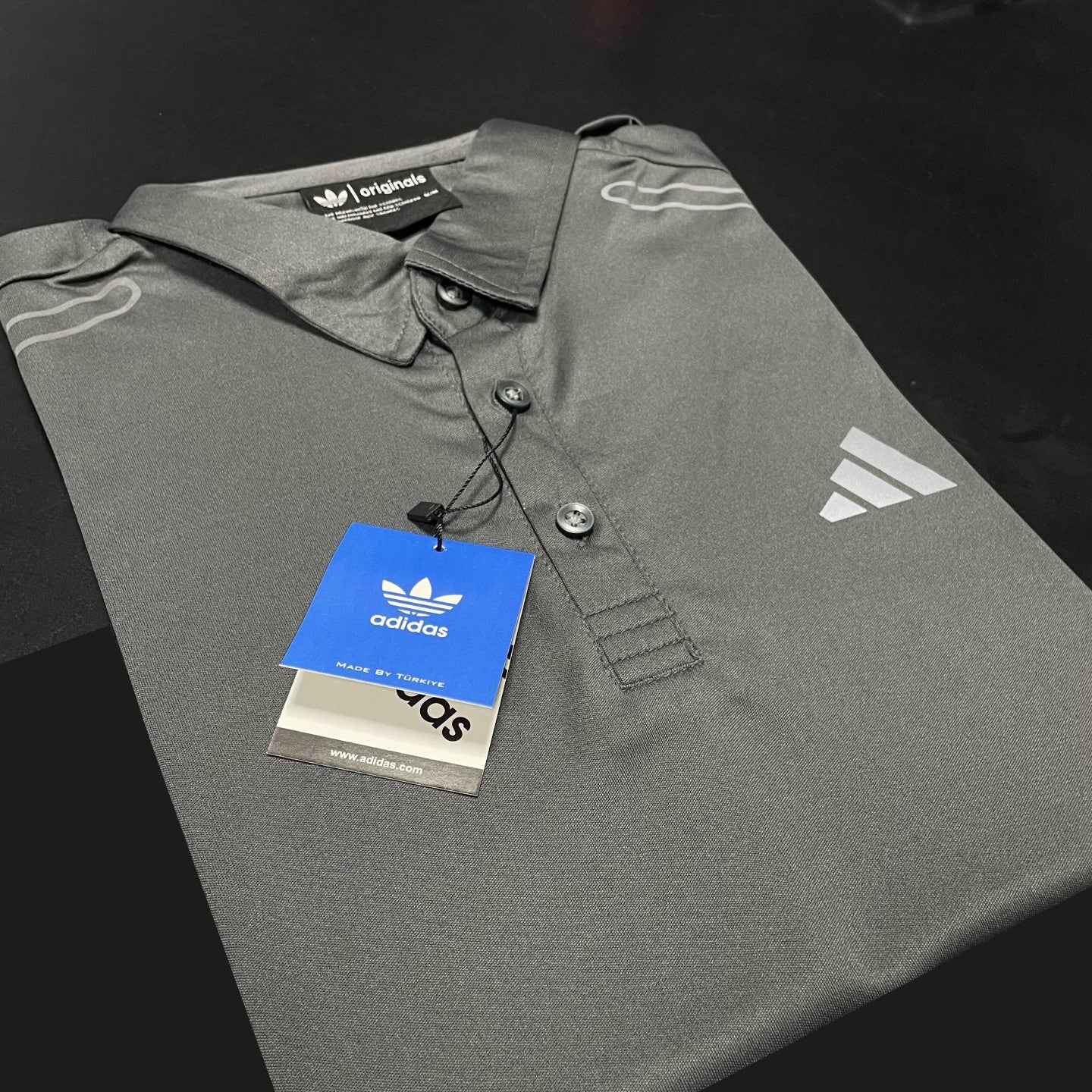 GOLF POLO SHIRT DRY-FIT - GREY - The Street Fit T SHIRT