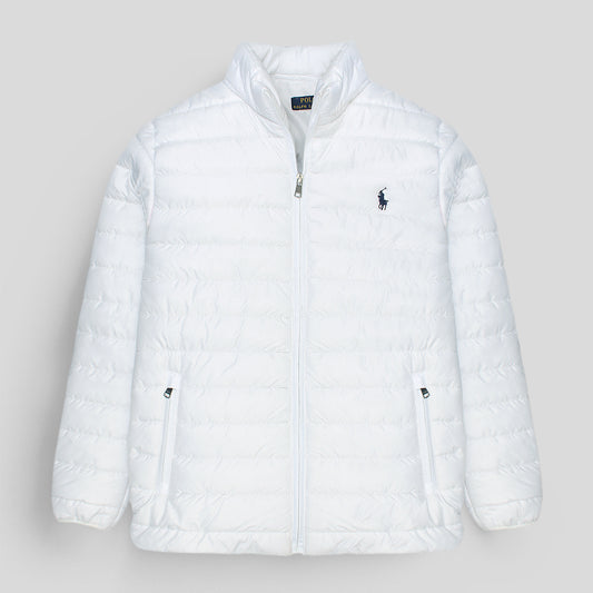 White Polo Puffer Jacket