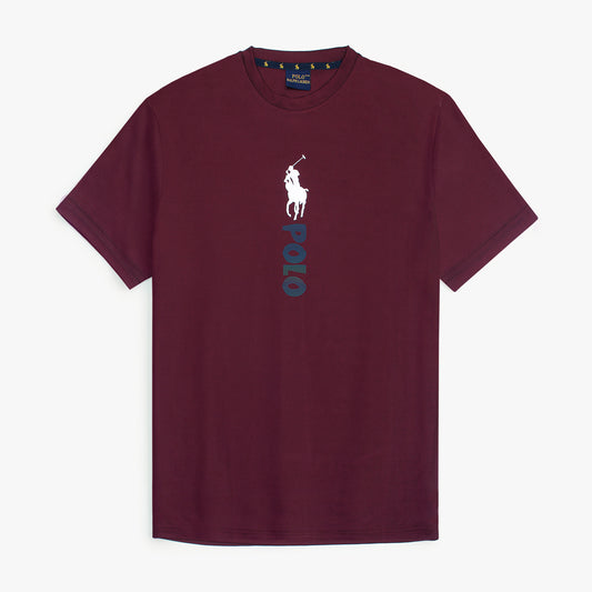 P0L0 T-SHIRT DRY-FIT - BURGUNDY (T20)