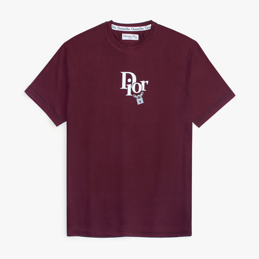 DI0R T-SHIRT DRY-FIT - BURGUNDY (T19)