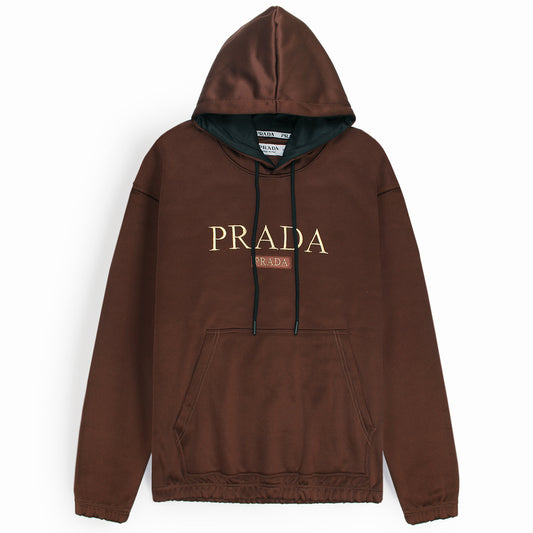 PRDA UNISEX POLY FLEECE HOODY - CHOCO