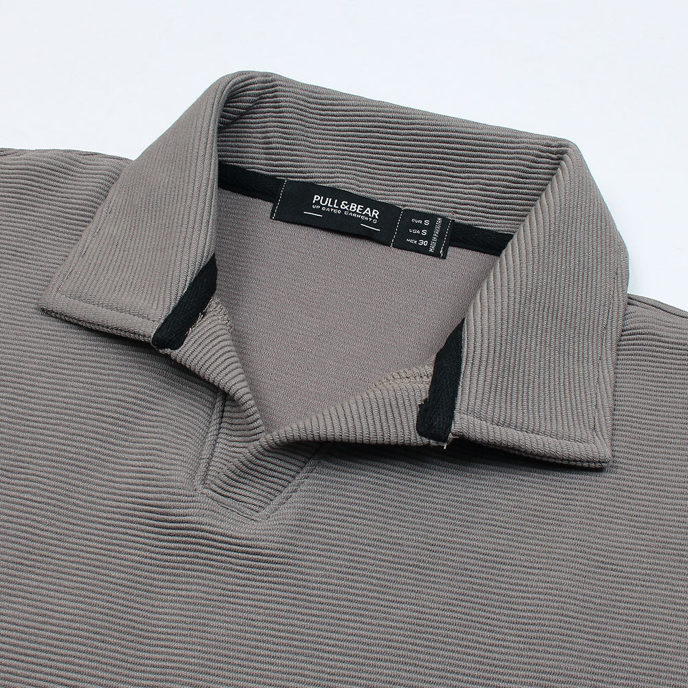 P & B Branded Polo Shirt - Light Chocolate