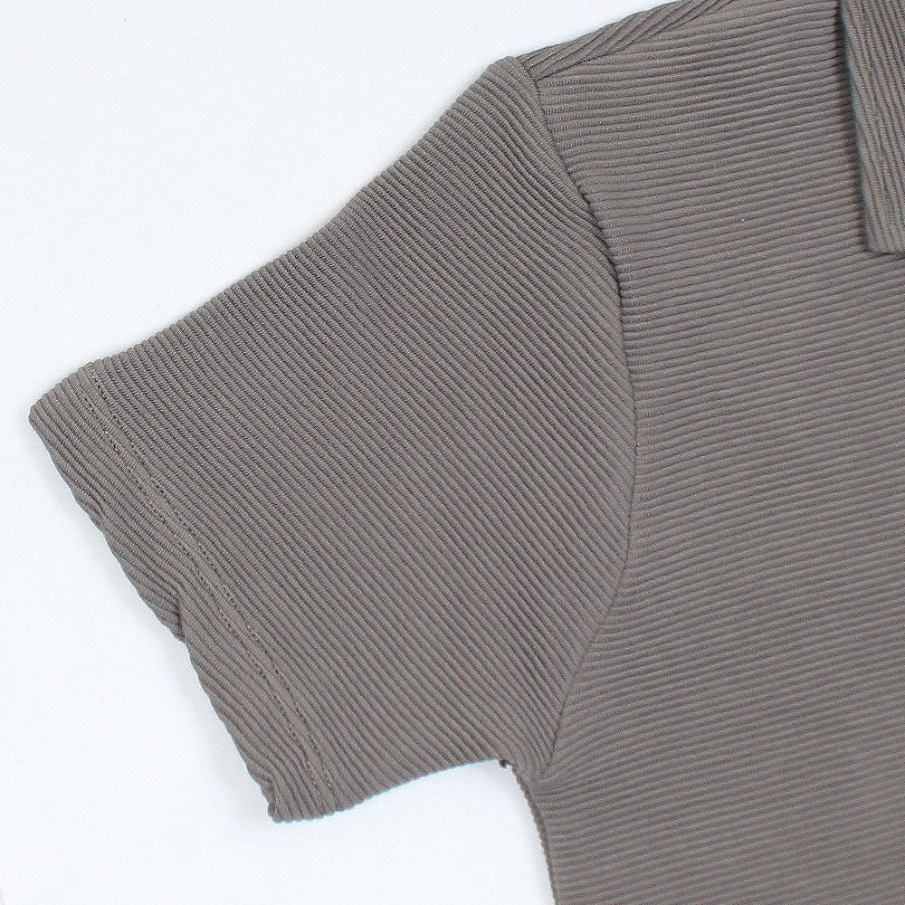 P & B Branded Polo Shirt - Light Chocolate