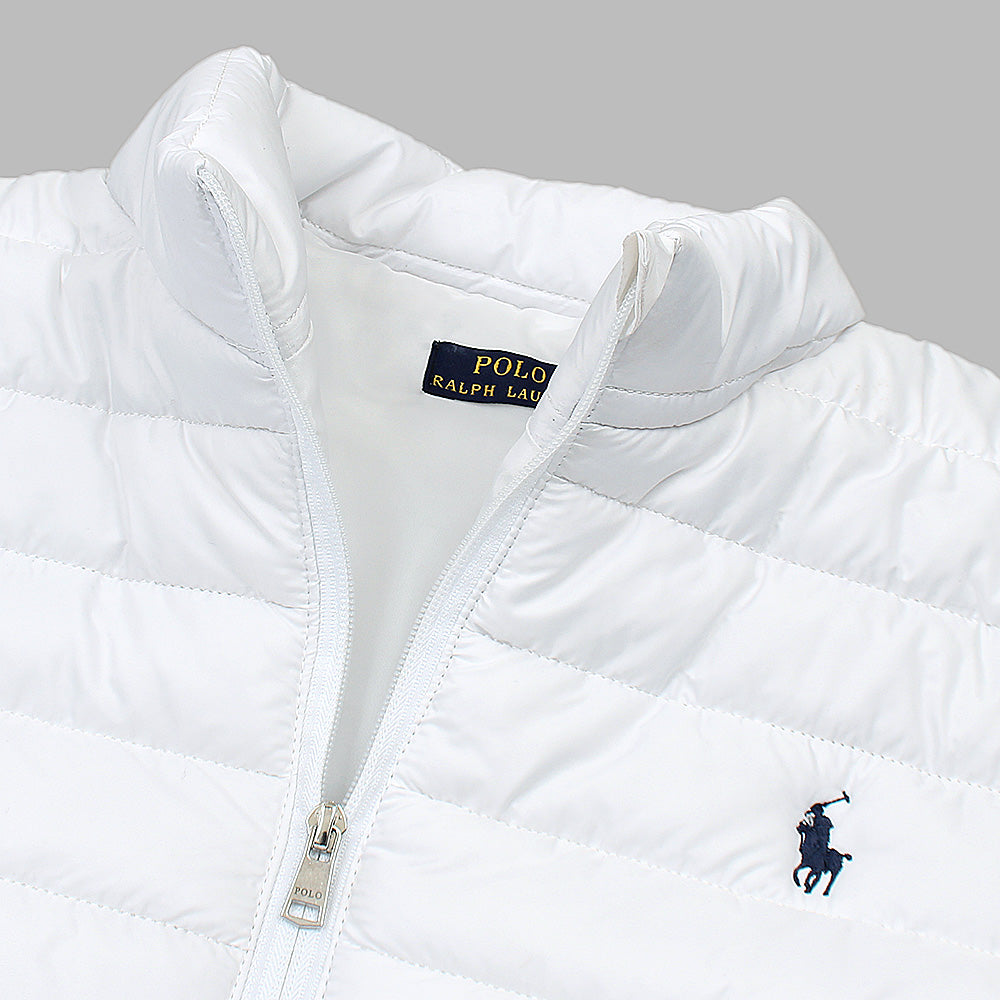 White Polo Puffer Jacket