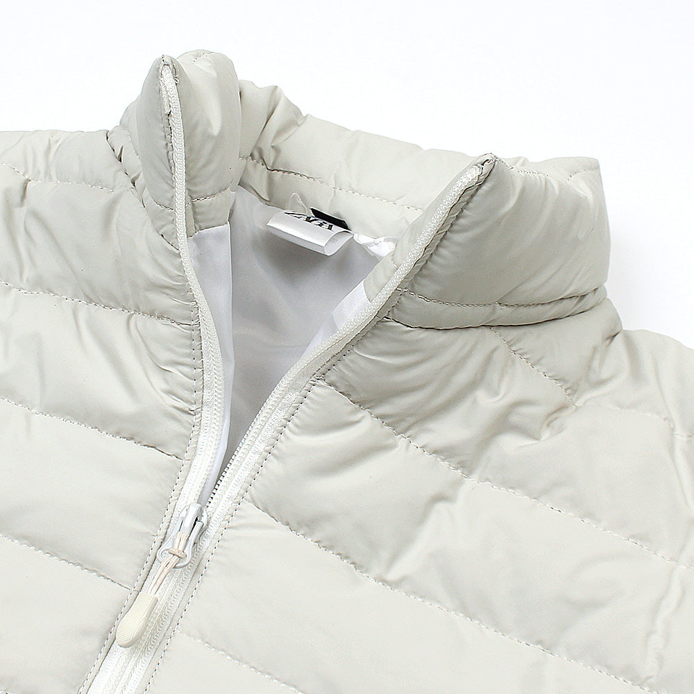 Ash White Puffer Jacket