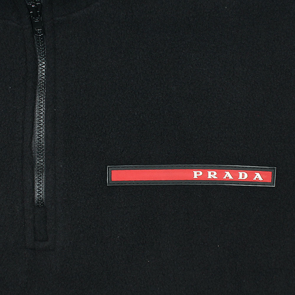 PRDA UNISEX POLOR FLEECE ZIPPER - BLACK