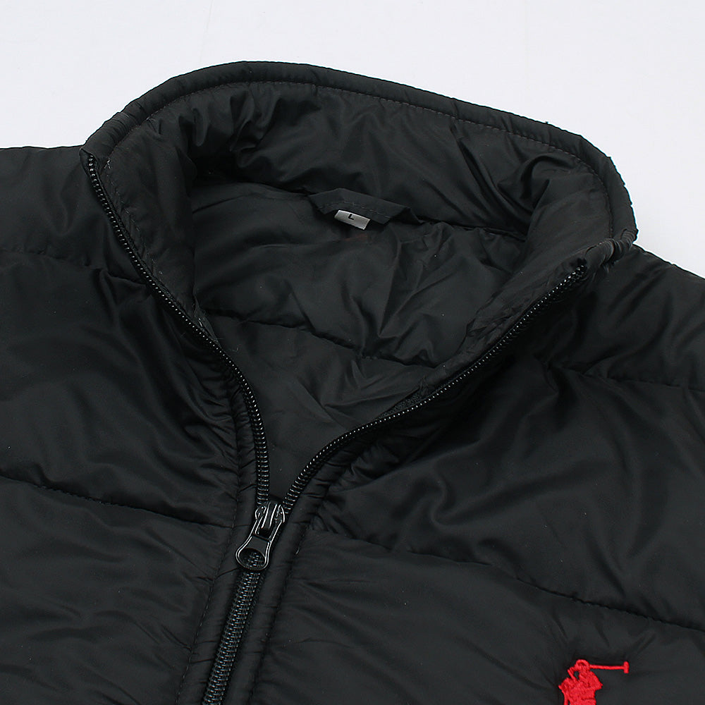 Black Polo Puffer Jacket