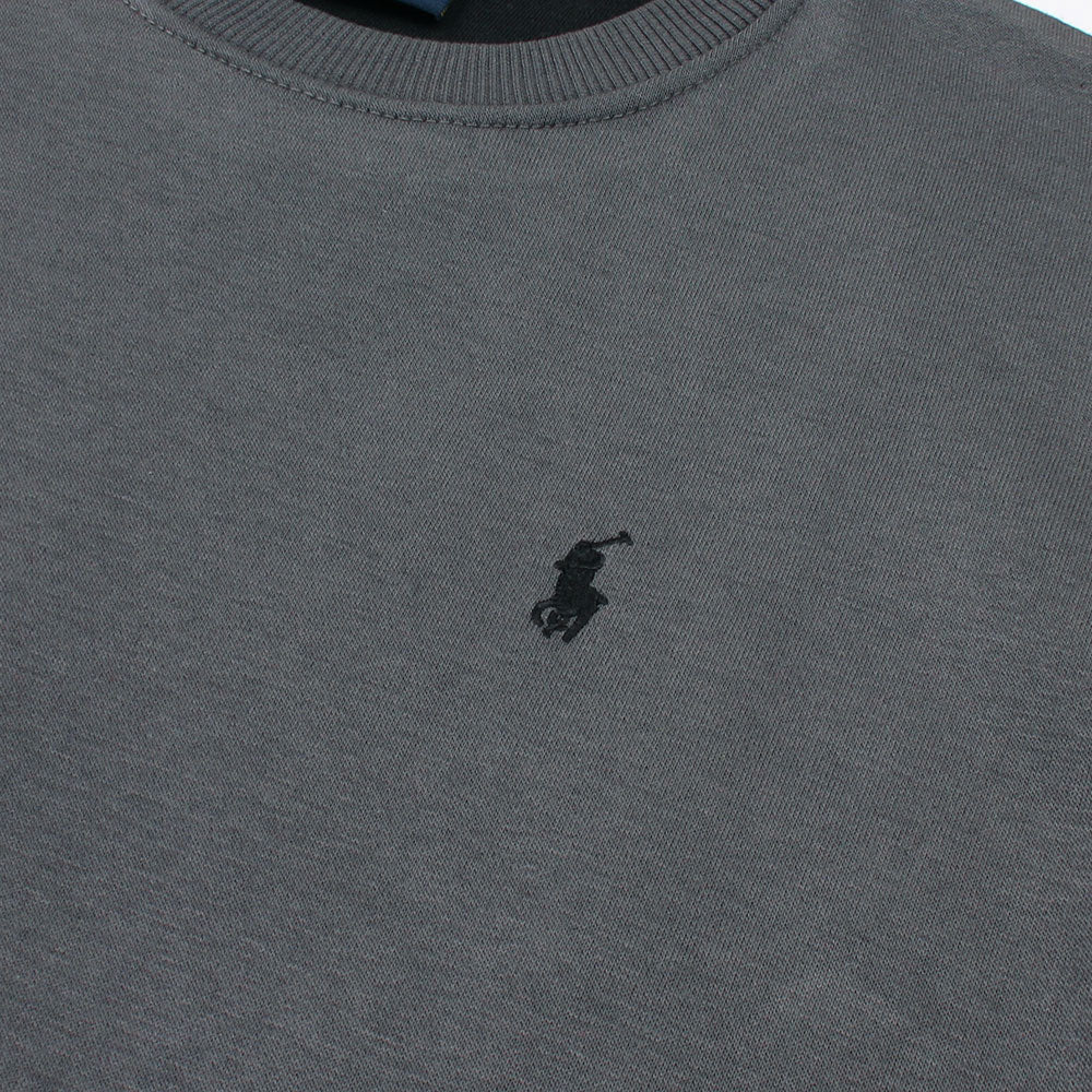 CHARCOAL GREY POLO UNISEX SWEATSHIRT