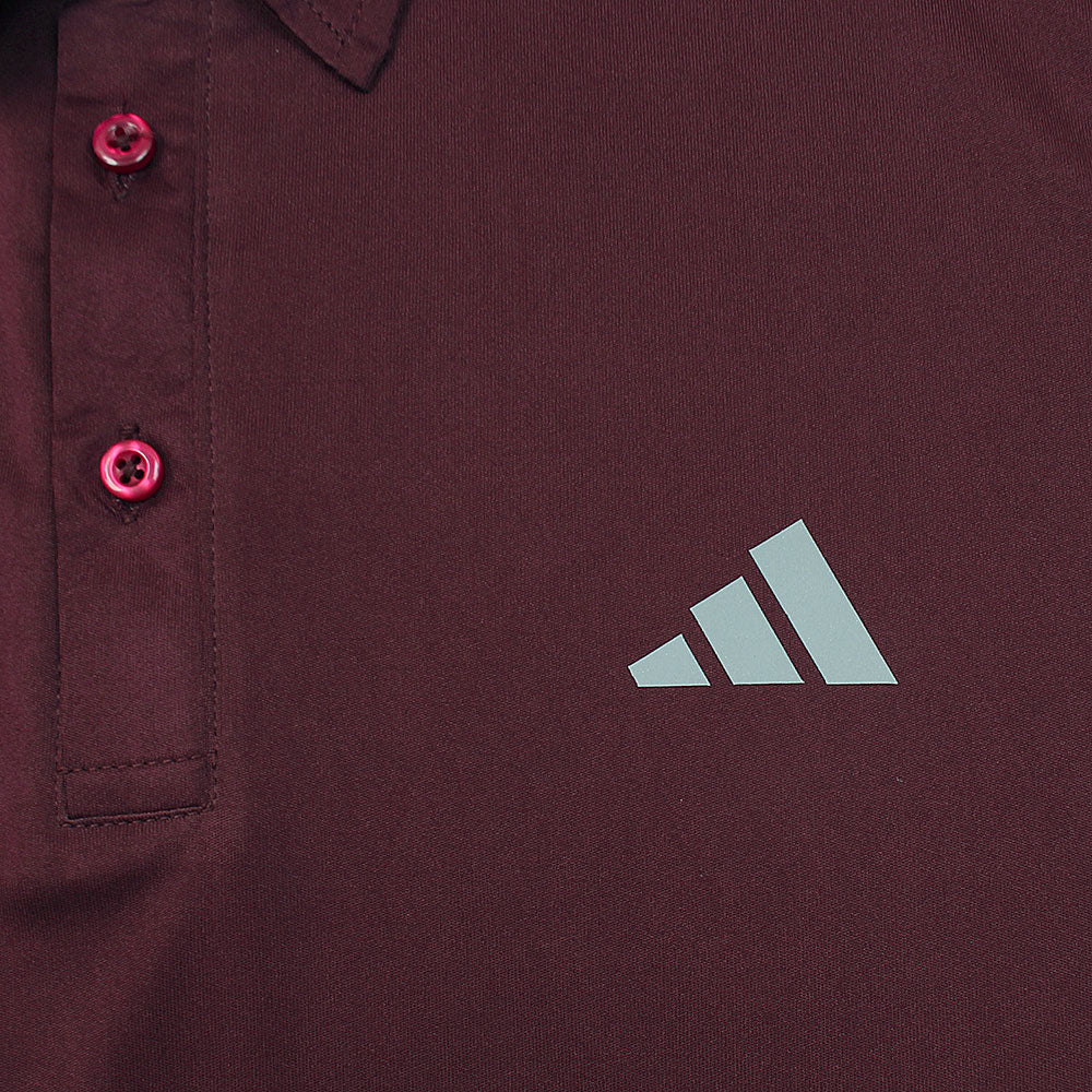 GOLF POLO SHIRT DRY-FIT - BURGUNDY