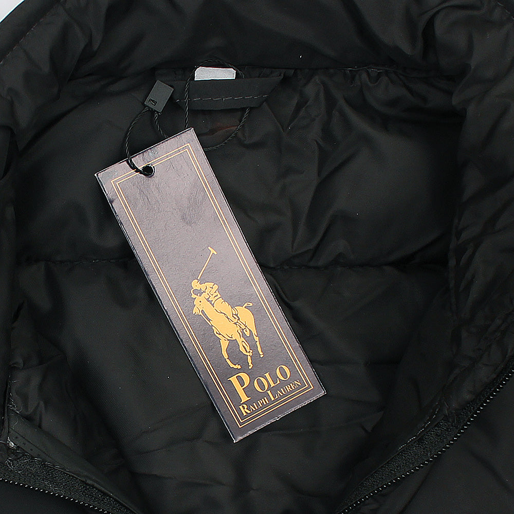 Black Polo Puffer Jacket