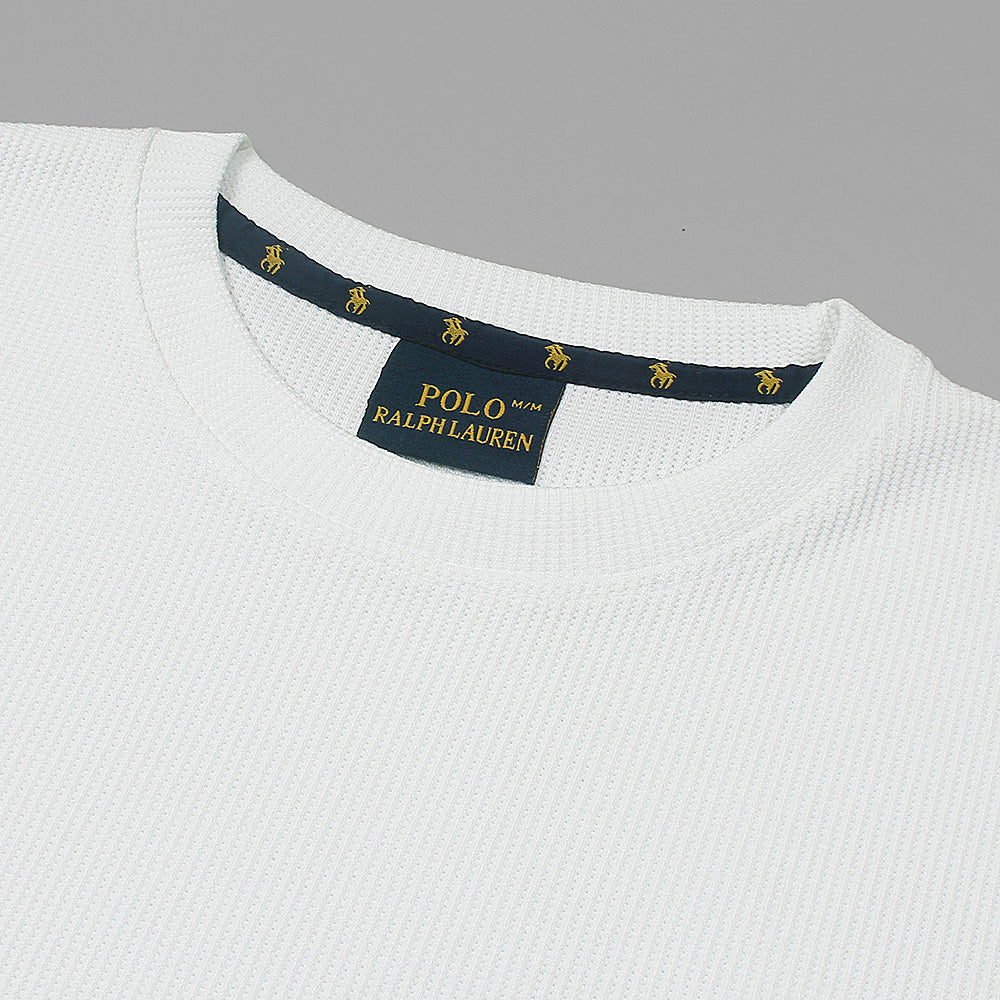 RL Polo T Shirt Self Jaccard - White