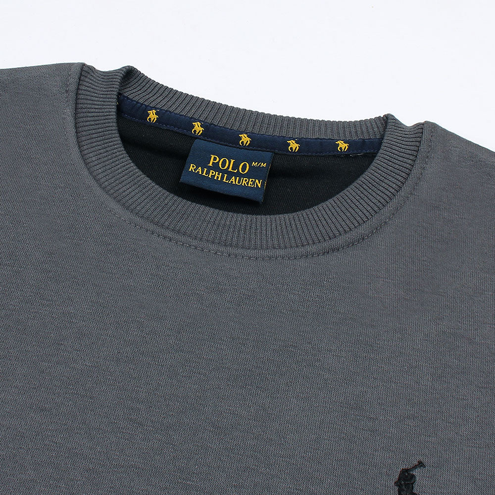 CHARCOAL GREY POLO UNISEX SWEATSHIRT