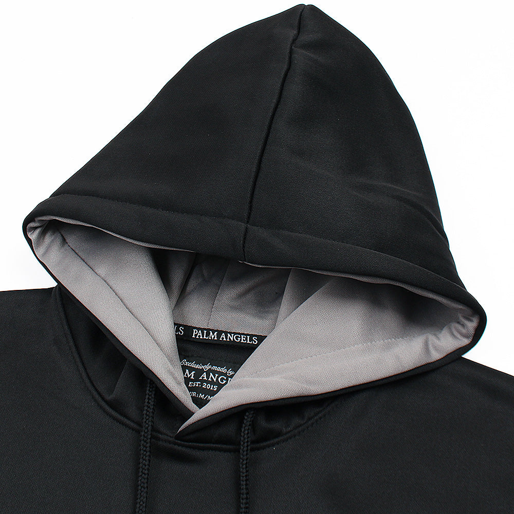 LA BRANDED UNISEX POLY FLEECE HOODY - BLACK