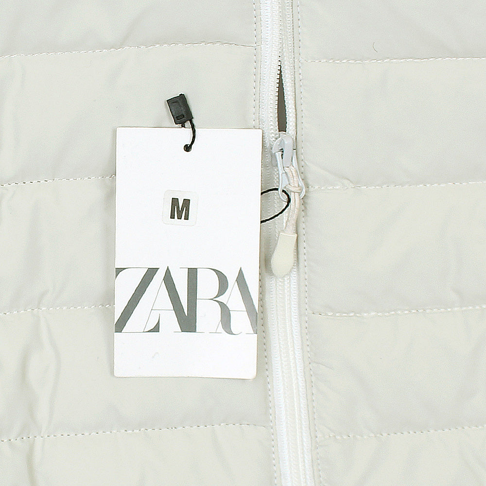 Ash White Puffer Jacket