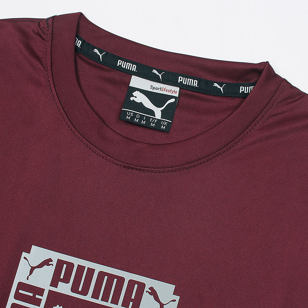 PMA T-SHIRT DRY-FIT - BURGUNDY (T17)