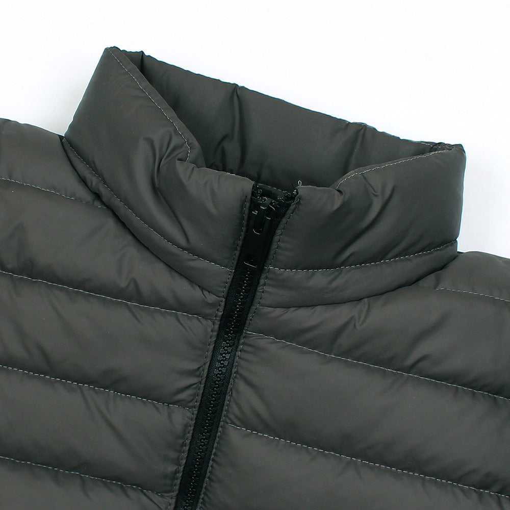 Charcoal Grey Polo Puffer Jacket