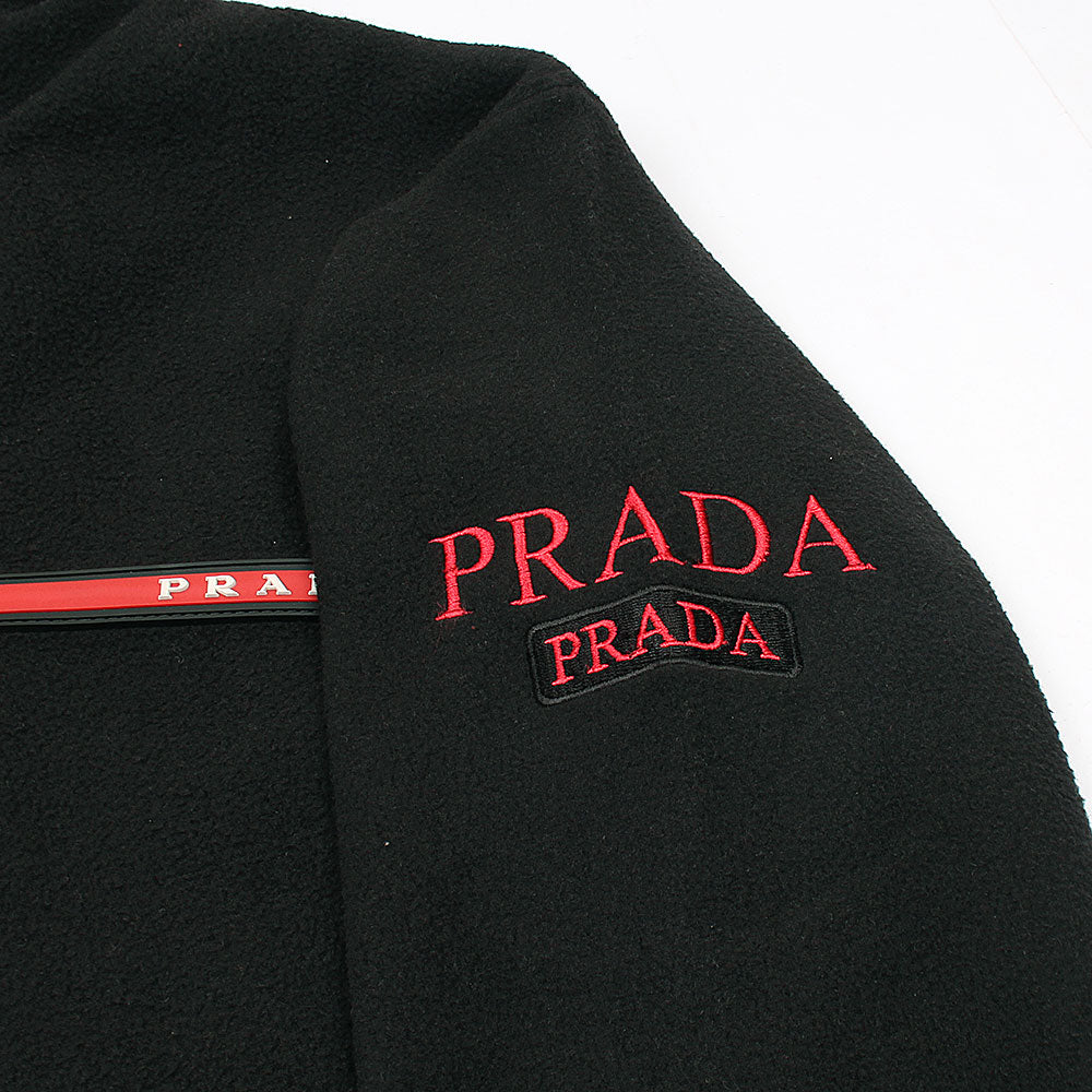 PRDA UNISEX POLOR FLEECE ZIPPER - BLACK