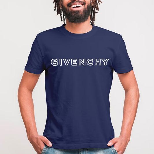 GNCY- Cotton T shirt - Navy Blue - The Street Fit